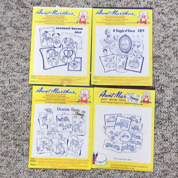 Lot of 22 Aunt Martha’s hot iron transfers - Picture 6 of 7